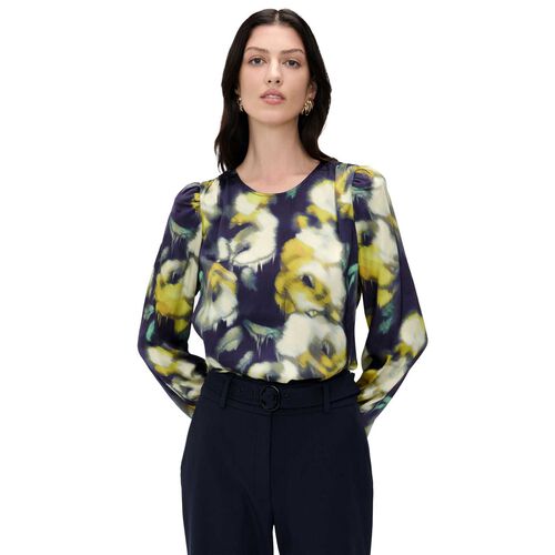 Veronika Maine Citrine Rose Satin Top